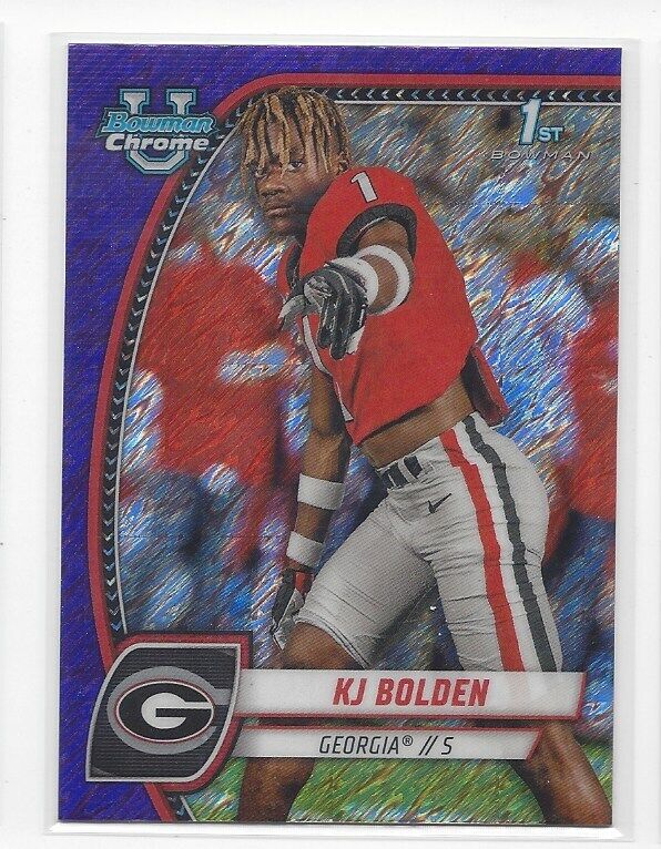 2024 BOWMAN CHROME UNIVERSITY FOOTBALL REFRACTORS STEALTH SHIMMER XFRAC QUANTITY