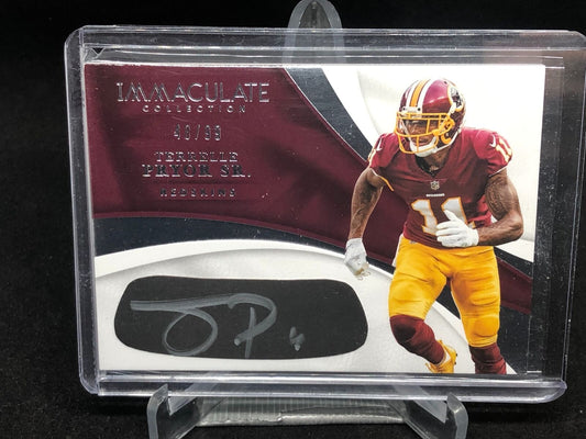 TERRELLE PRYOR SR 2017 IMMACULATE EYE BLACK AUTO #D /99