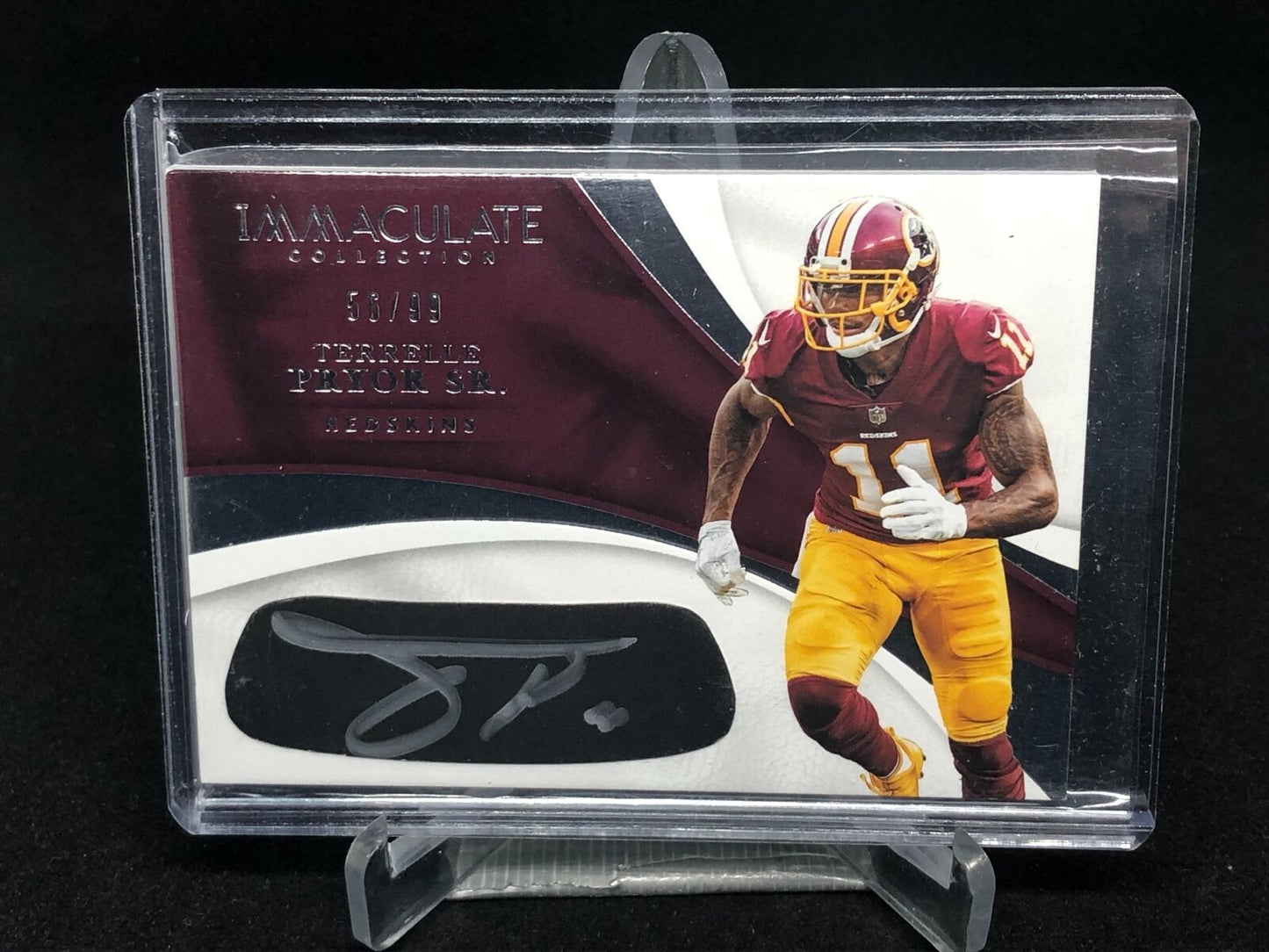 TERRELLE PRYOR SR 2017 IMMACULATE EYE BLACK AUTO #D /99