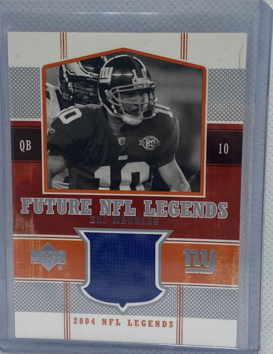 ELI MANNING 2004 UPPER DECK FUTURE NFL LEGENDS JERSEY RC #FL-EM