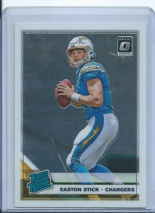 EASTON STICK 2019 PANINI DONRUSS OPTIC TRUE ROOKIE RC #189