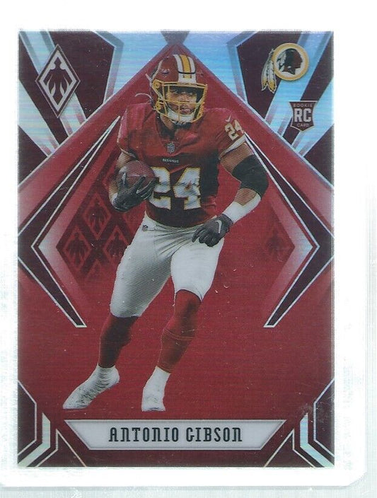 ANTONIO GIBSON 2020 PANINI PHOENIX RED PRIZM ROOKIE RC #D 252/299