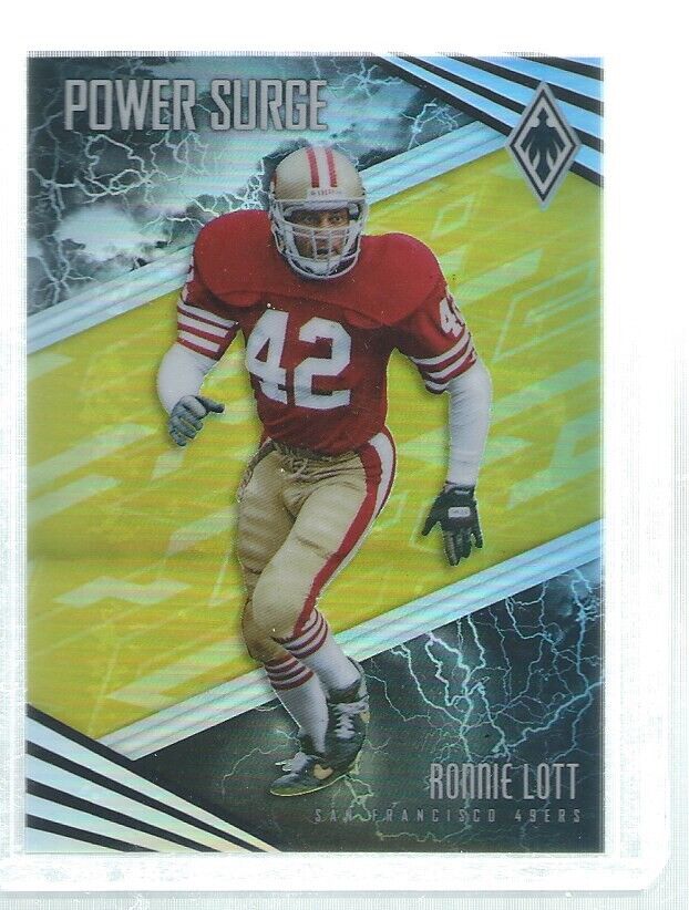RONNIE LOTT 2017 PANINI PHOENIX POWER SURGE GOLD PRIZM #D 6/25