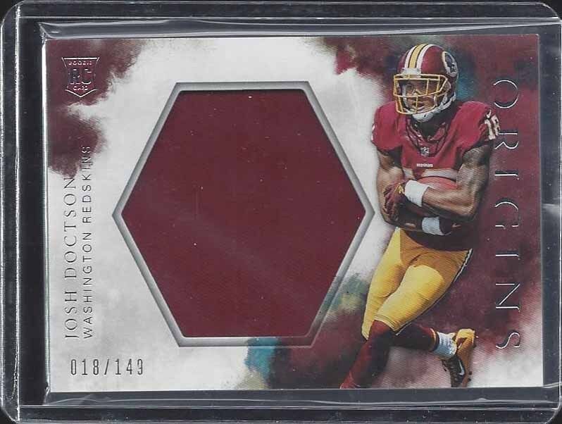 1/1 JOSH DOCTSON 2016 PANINI ORIGINS JUMBO ROOKIE JERSEY RC #D 18/149 JERSEY #18