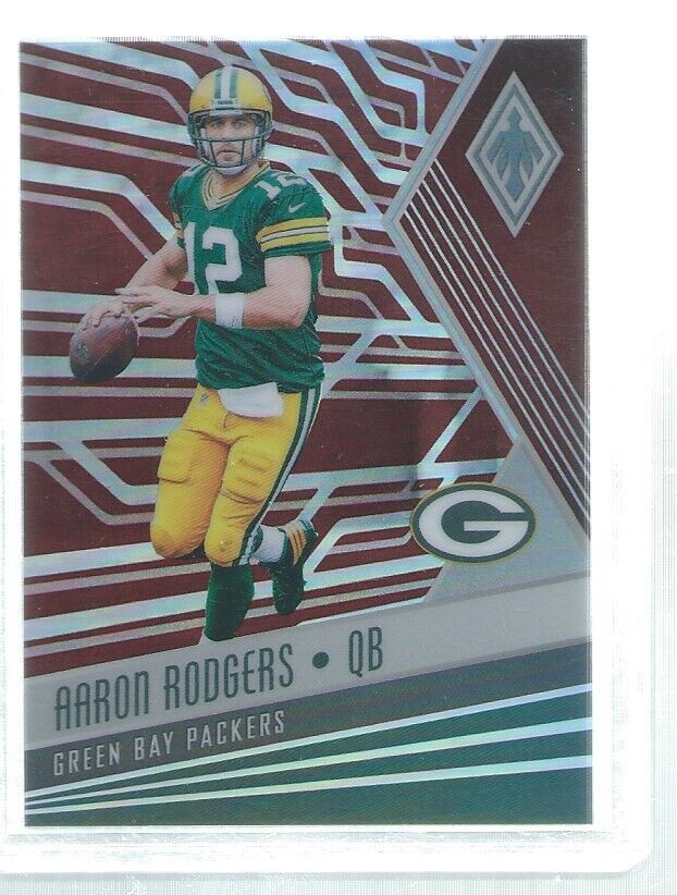 AARON RODGERS 2017 PANINI PHOENIX RED PRIZM #D 175/299