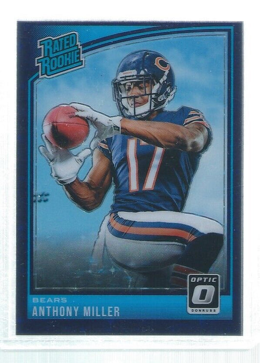 ANTHONY MILLER 2018 DONRUSS OPTIC RATED ROOKIE PURPLE STARS HOLO RC #D 22/25