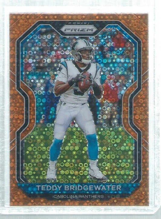 TEDDY BRIDGEWATER 2020 PANINI PRIZM ORANGE DISCO PRIZMS #236