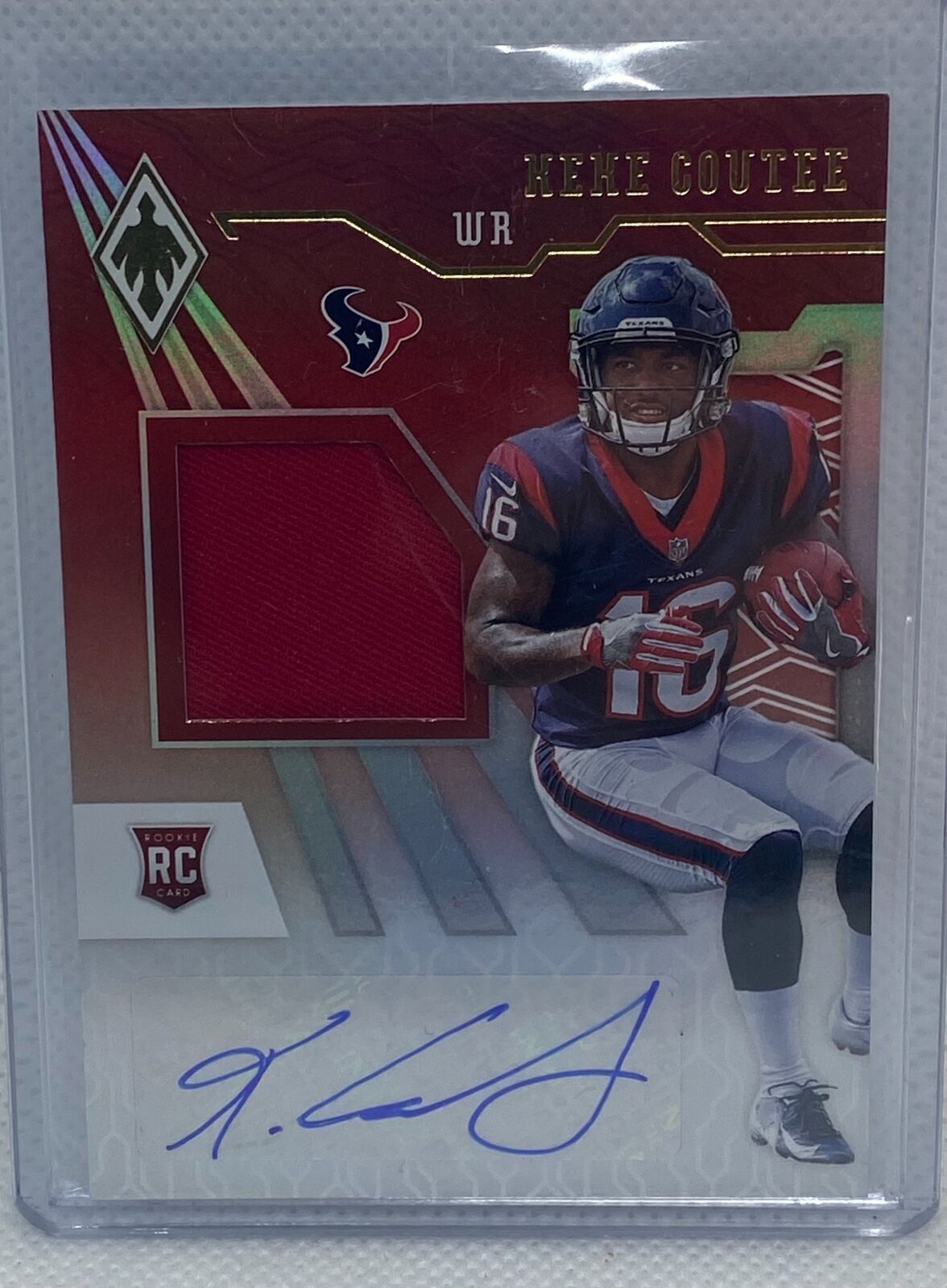 KEKE COUTEE 2018 PANINI PHOENIX RED JERSEY AUTO RC #D /299