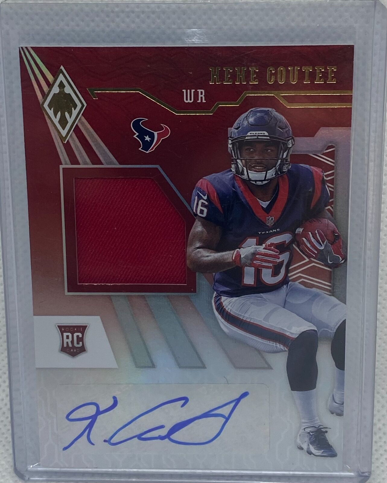 KEKE COUTEE 2018 PANINI PHOENIX RED JERSEY AUTO RC #D /299