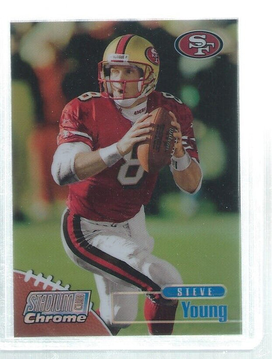 STEVE YOUNG 1998 TOPPS STADIUM CLUB CHROME REFRACTOR