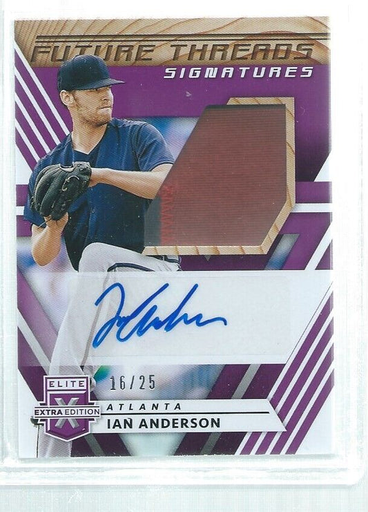 IAN ANDERSON 2020 ELITE EXTRA FUTURE 2 COLOR PATCH AUTO PROSPECT #D 16/25