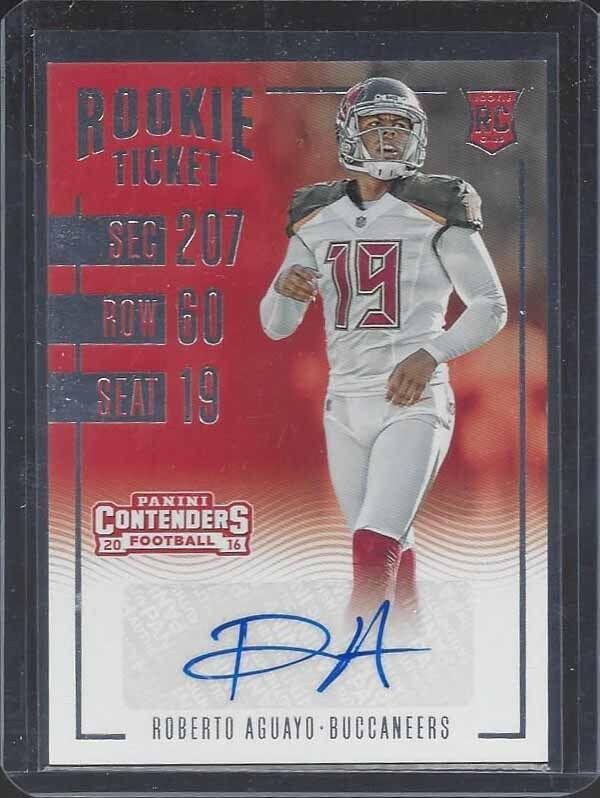 ROBERTO AGUAYO 2016 PANINI CONTENDERS BUCS ROOKIE TICKET TRUE RC AUTO #152