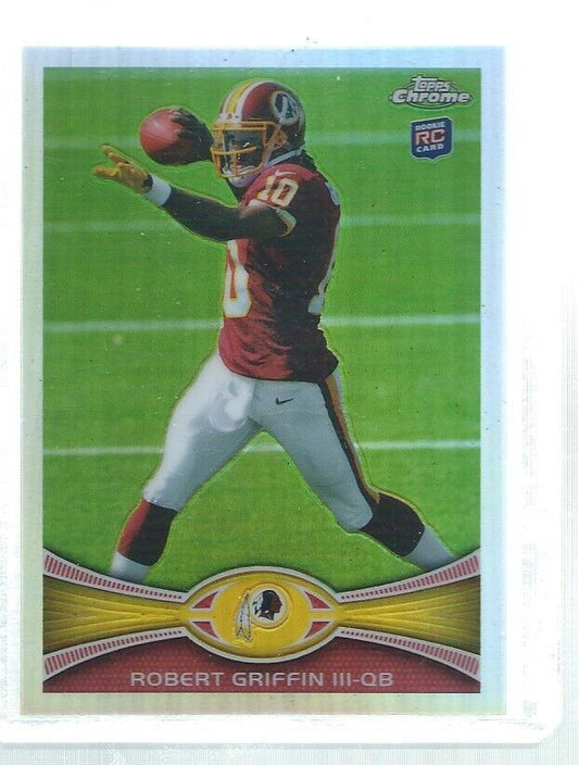 ROBERT GRIFFIN III 2012 TOPPS CHROME REFRACTOR ROOKIE RC #200