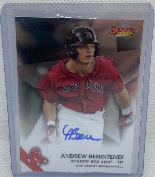ANDREW BENINTENDI 2015 TOPPS BOWMAN'S BEST PROSPECT ON CARD AUTO #B15-ANB