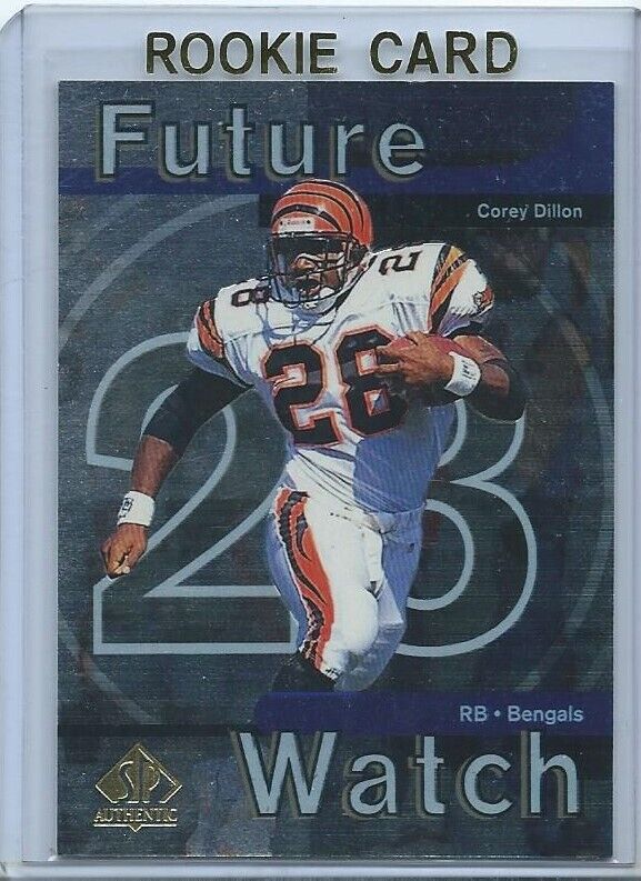 COREY DILLON 1997 UPPER DECK SP AUTHENTIC TRUE ROOKIE RC #25