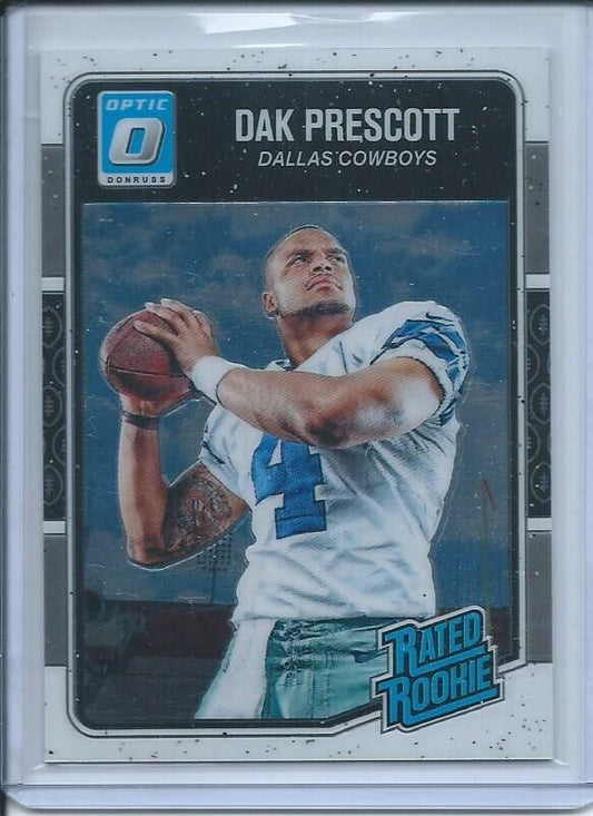 DAK PRESCOTT 2016 PANINI DONRUSS OPTIC TRUE ROOKIE RC #162