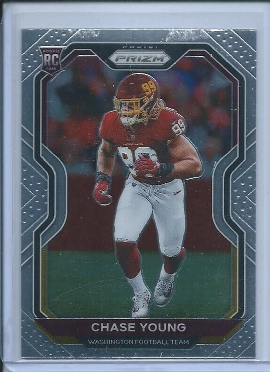 CHASE YOUNG 2020 PANINI PRIZM TRUE ROOKIE RC #383
