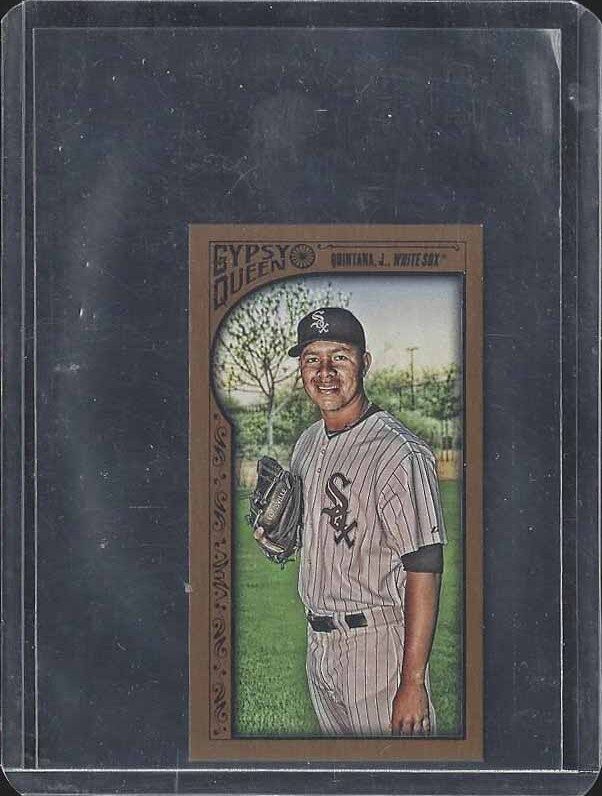 JOSE QUINTANA 2015 TOPPS GYPSY QUEEN GOLD MINI #D 73/99