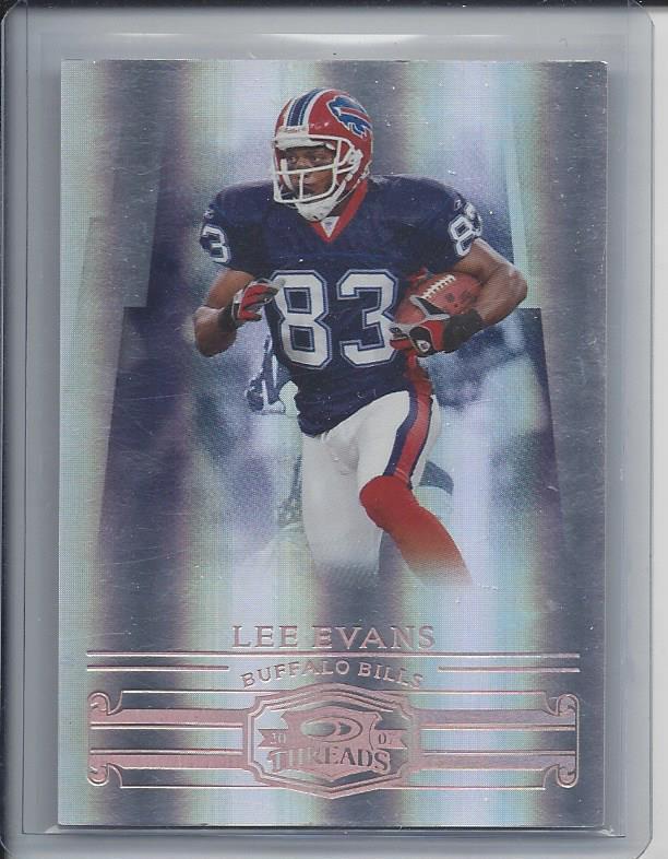 1/1 LEE EVANS 2007 DONRUSS THREADS BRONZE HOLOFOIL #D 83/250 HIS JERSEY #83!!!!