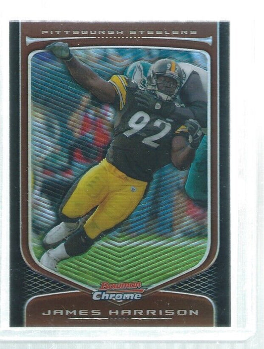 JAMES HARRISON 2009 BOWMAN CHROME REFRACTOR #107
