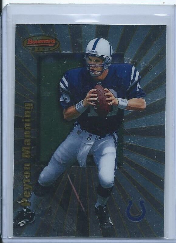 PEYTON MANNING 1998 TOPPS BOWMAN'S BEST TRUE ROOKIE RC #112