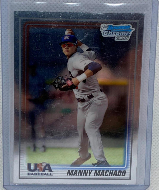 MANNY MACHADO 2010 BOWMAN CHROME 1ST USA PROSPECT #USA18-BC10