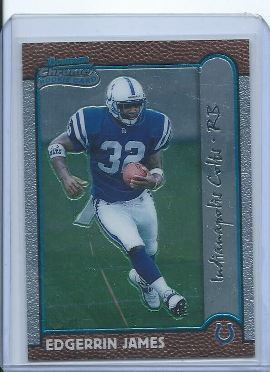 EDGERRIN JAMES 1999 BOWMAN CHROME TRUE ROOKIE RC #161