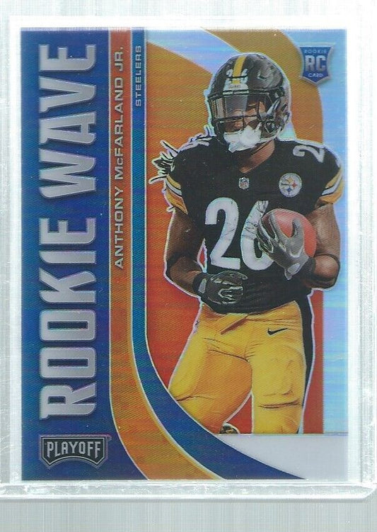 ANTHONY MCFARLAND JR 2020 PLAYOFF ROOKIE WAVE PRIZM SILVER RC