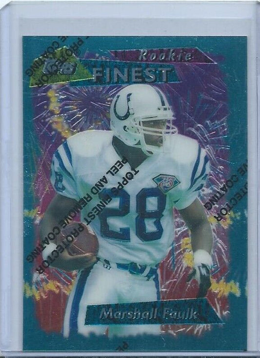MARSHALL FAULK 1994 TOPPS FINEST TRUE ROOKIE RC #125