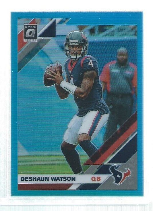 DESHAUN WATSON 2019 DONRUSS OPTIC HOLO LIGHT BLUE #D 289/299