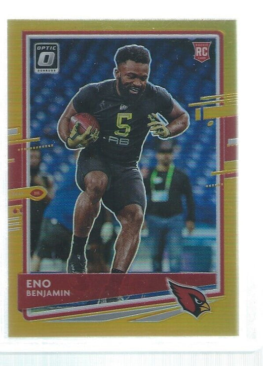 ENO BENJAMIN 2020 DONRUSS OPTIC HOLO GOLD ROOKIE RC #D 9/10