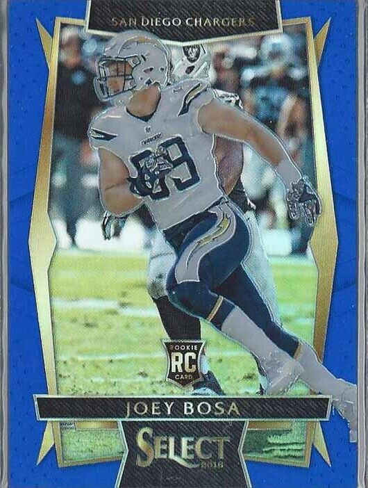 JOEY BOSA 2016 PANINI SELECT BLUE PRIZM RC #D 47/149