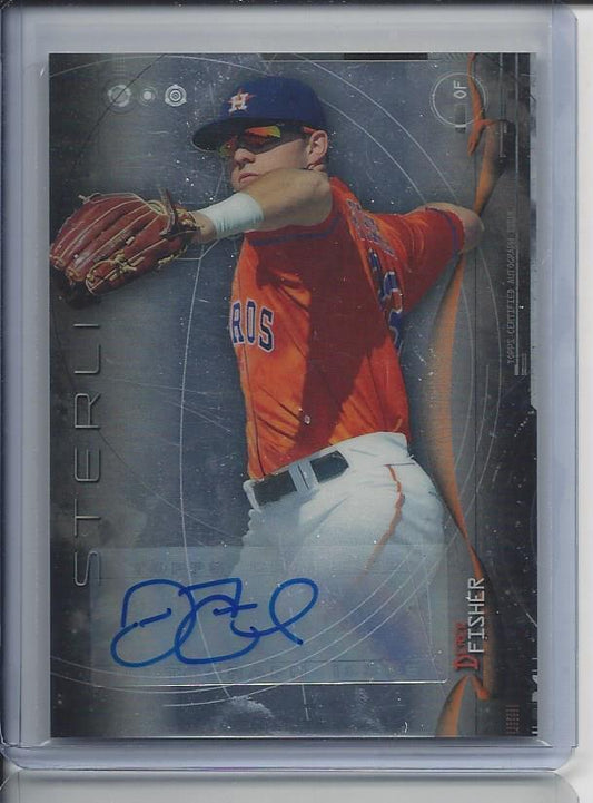 DEREK FISHER 2014 BOWMAN STERLING ASTROS PROSPECT AUTO