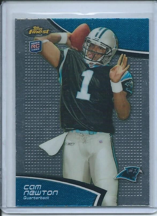 CAM NEWTON 2011 TOPPS FINEST TRUE ROOKIE RC #125