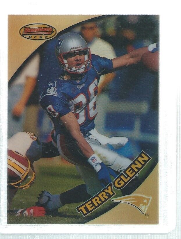 TERRY GLENN 1997 BOWMAN'S BEST REFRACTOR #95
