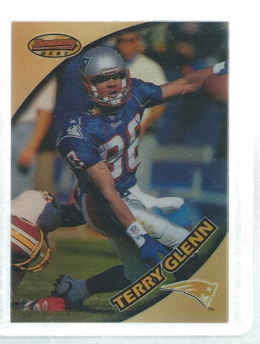 TERRY GLENN 1997 BOWMAN'S BEST REFRACTOR #95