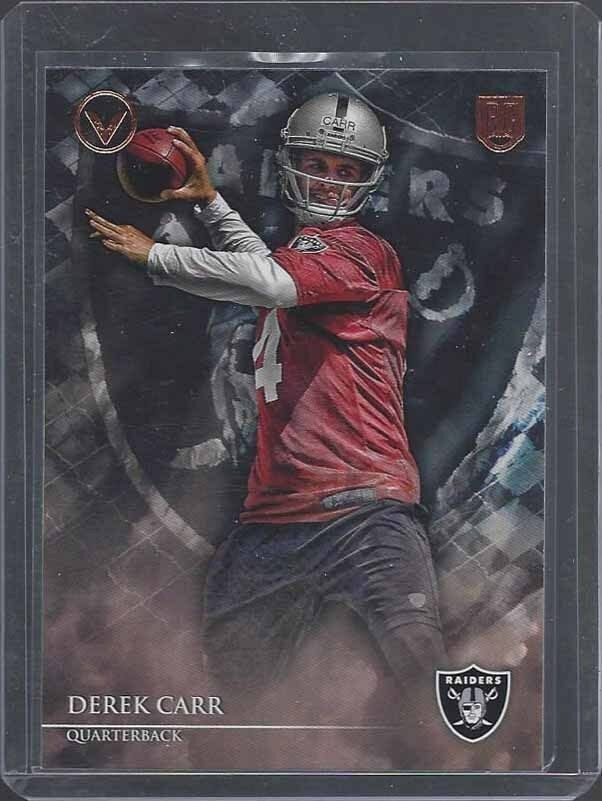 DEREK CARR 2014 TOPPS VALOR RAIDERS TRUE ROOKIE RC #12