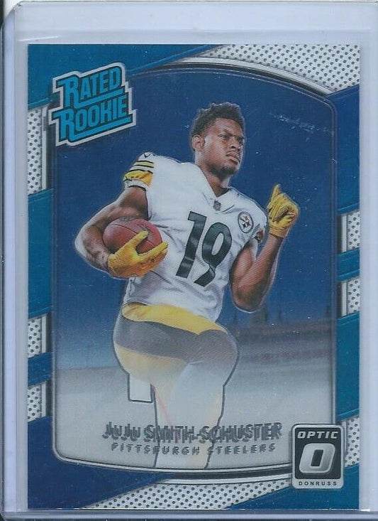 JUJU SMITH-SCHUSTER 2017 PANINI DONRUSS OPTIC TRUE ROOKIE RC #176