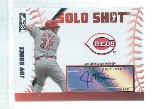 JAY BRUCE 2009 TOPPS UNIQUE SOLO SHOT AUTO