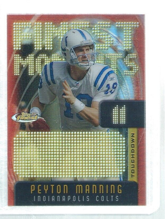 PEYTON MANNING 2005 TOPPS FINEST MOMENTS RED REFRACTOR #D 501/599