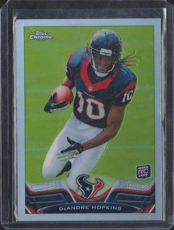 DEANDRE HOPKINS 2013 TOPPS CHROME ROOKIE REFRACTOR RC #154