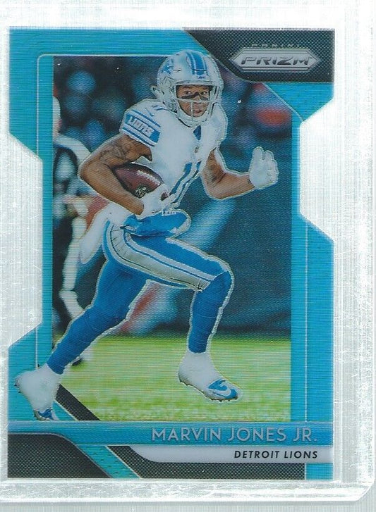 MARVIN JONES JR 2018 PANINI PRIZM DIE CUT LIGHT BLUE PRIZMS #D 130/199