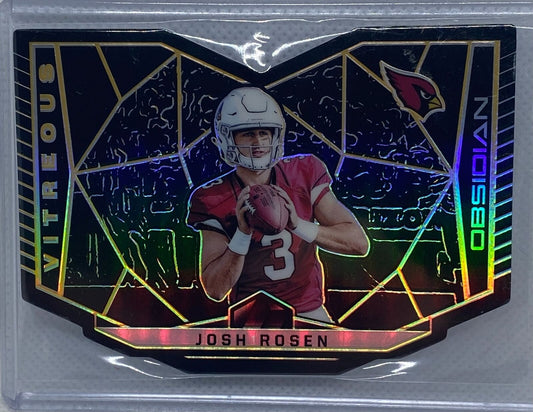JOSH ROSEN 2018 PANINI OBSIDIAN VITREOUS ELECTRIC ETCH DIE CUT RC #D /50