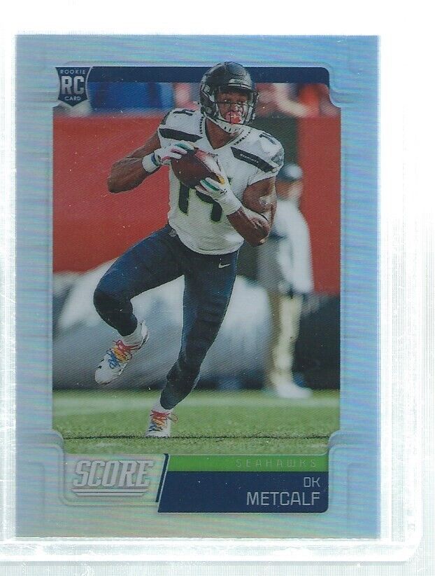 DK METCALF 2019 CHRONICLES SCORE SILVER PRIZM ROOKIE RC #453