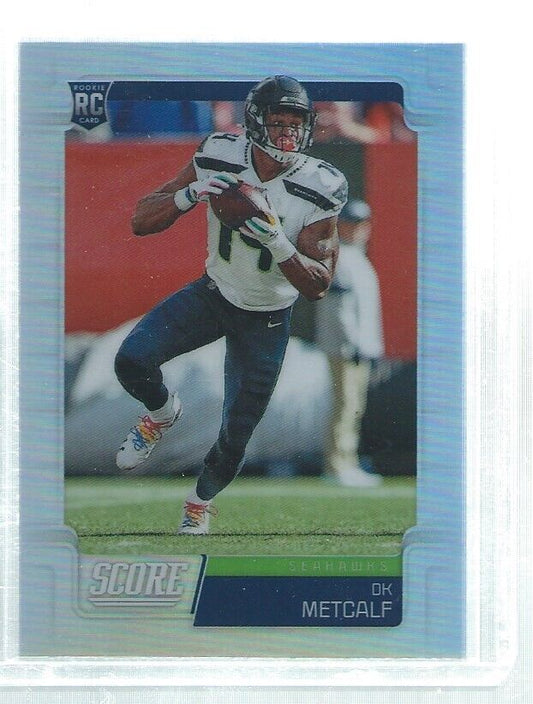 DK METCALF 2019 CHRONICLES SCORE SILVER PRIZM ROOKIE RC #453