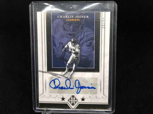 CHARLIE JOINER 2018 PANINI MAJESTIC AUTO #D 20/99