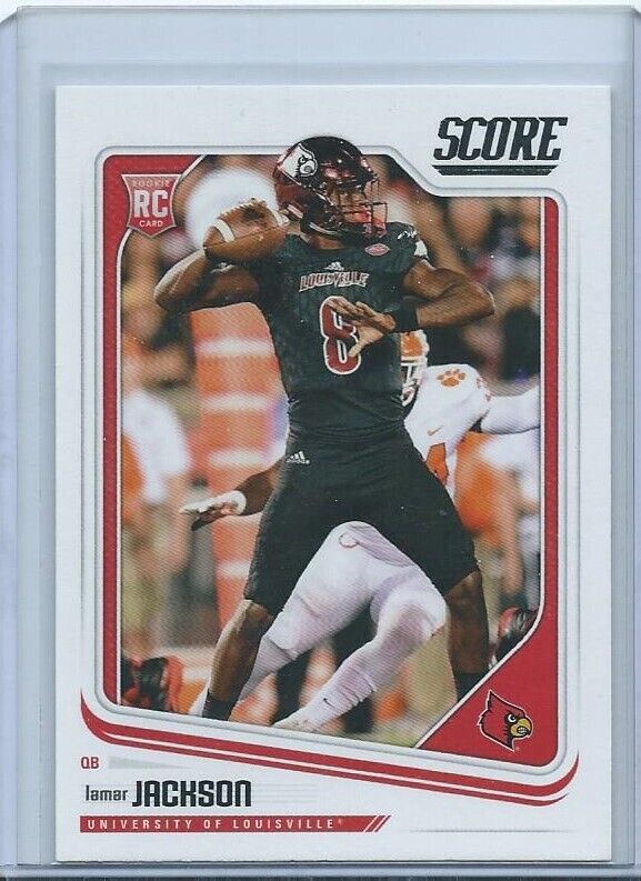 LAMAR JACKSON 2018 PANINI SCORE TRUE ROOKIE RC #352