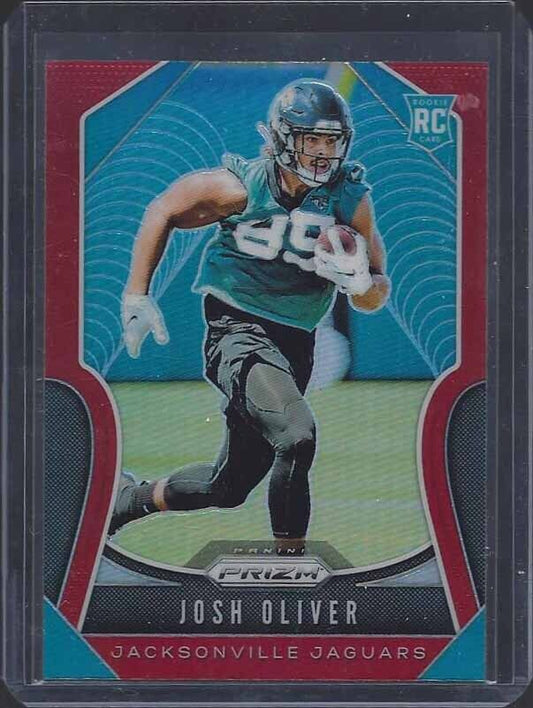 JOSH OLIVER 2019 PANINI PRIZM RED TARGET SSP PRIZMS ROOKIE RC #371 SP /10?