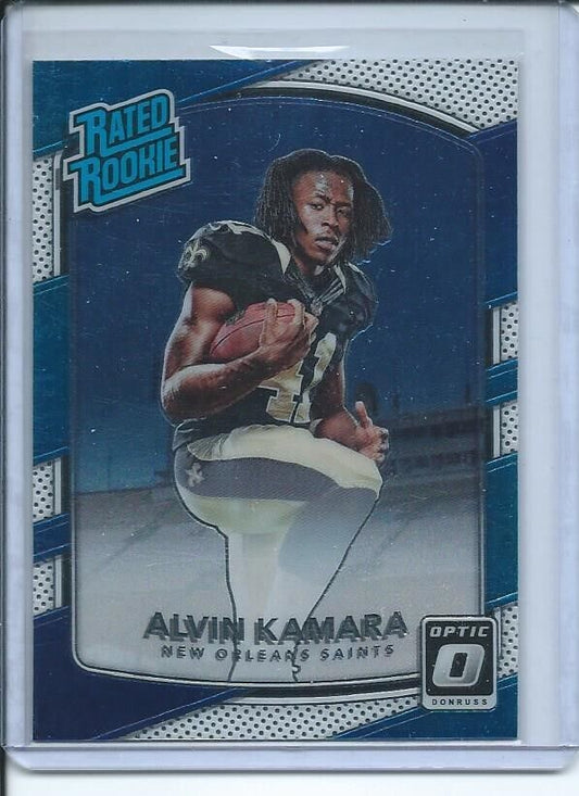ALVIN KAMARA 2017 PANINI DONRUSS OPTIC TRUE ROOKIE RC #199