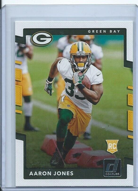 AARON JONES 2017 PANINI DONRUSS TRUE ROOKIE RC #385